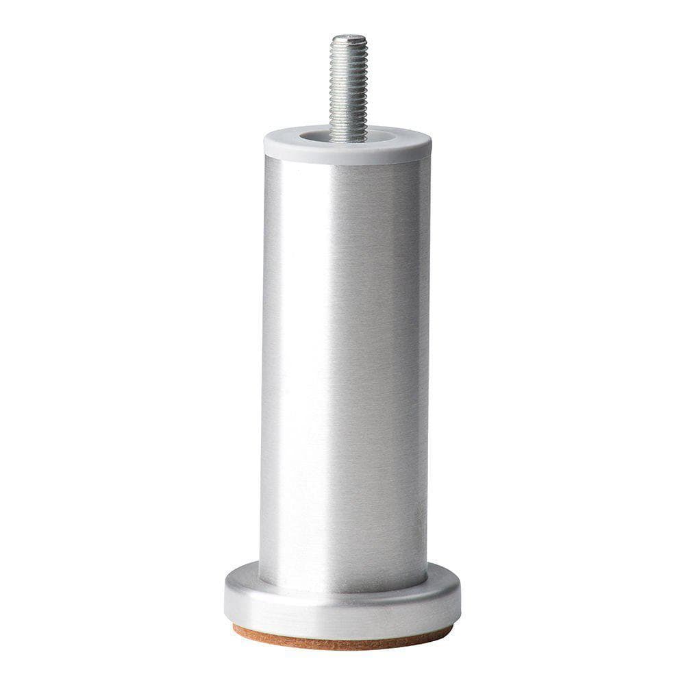 Meubelpoot aluminium rond Ø 4,2 cm en hoogte 12 cm (M10) Meubelpoot aluminium rond Ø 4,2 cm en hoogte 12 cm (M10)