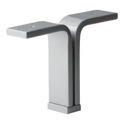 Grijze design meubelpoot 13 cm