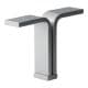 Massief stalen meubelpoot grijs design 18,5 bij 4 cm en hoogte 13 cm  (1 x 4 cm)
