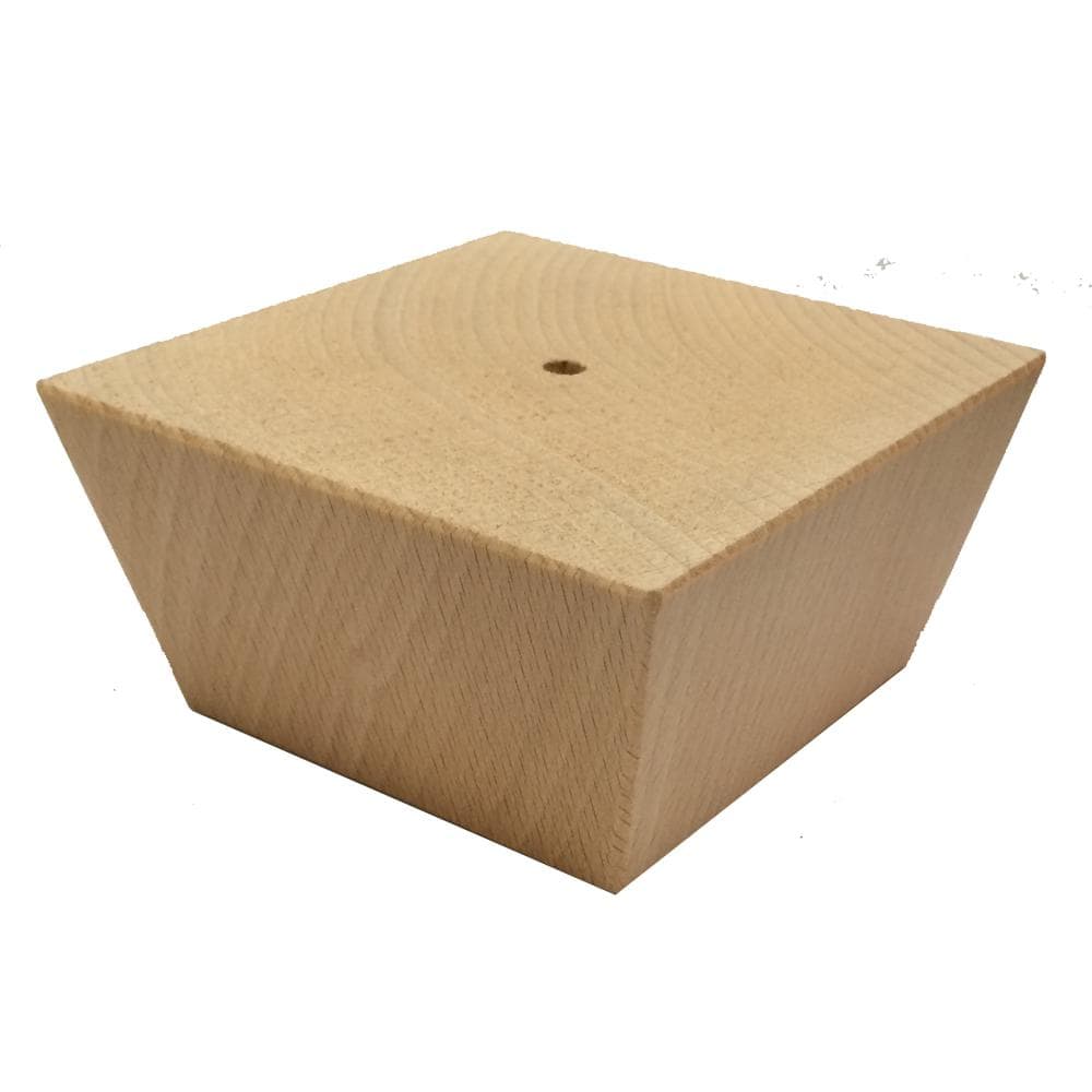 Image of Houten trapezium meubelpoot 5 cm