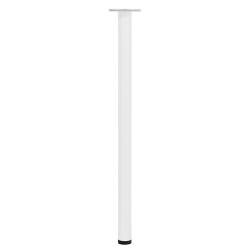 Witte Ronde tafelpoot 69,6 cm