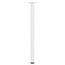 Witte Ronde tafelpoot 69,6 cm