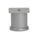 Stalen meubelpoot grijs rond ø 6 cm en hoogte 6,8 cm