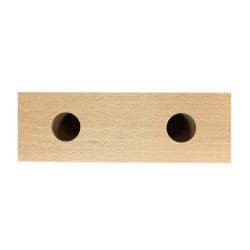 Houten meubelpoot 12 cm