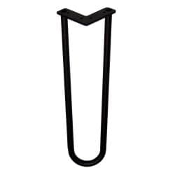 Stalen hairpin zwart hairpin ø 1,6 cm en hoogte 40 cm 