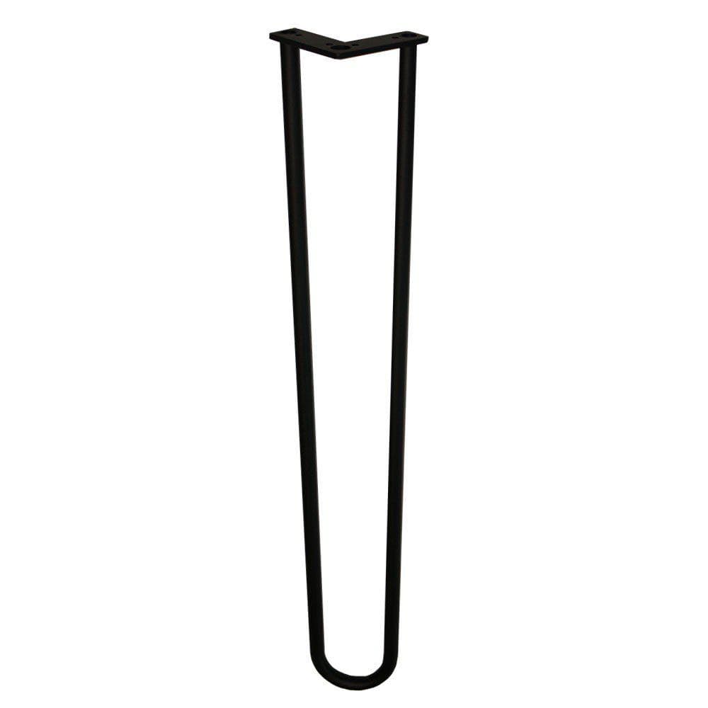 Stalen hairpin zwart hairpin ø 1,6 cm en hoogte 71 cm Stalen hairpin zwart hairpin ø 1,6 cm en hoogte 71 cm