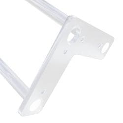 Stalen hairpin wit hairpin ø 1,6 cm en hoogte 40 cm 