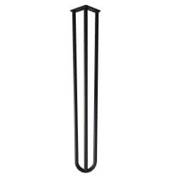 Stalen hairpin zwart hairpin ø 1,6 cm en hoogte 71 cm