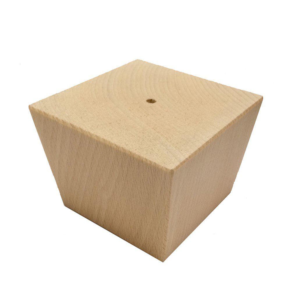 Houten trapezium meubelpoot 8 cm