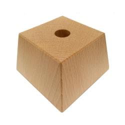 Houten trapezium meubelpoot 8 cm