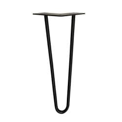 Stalen hairpin zwart hairpin ø 1,2 cm en hoogte 35 cm 