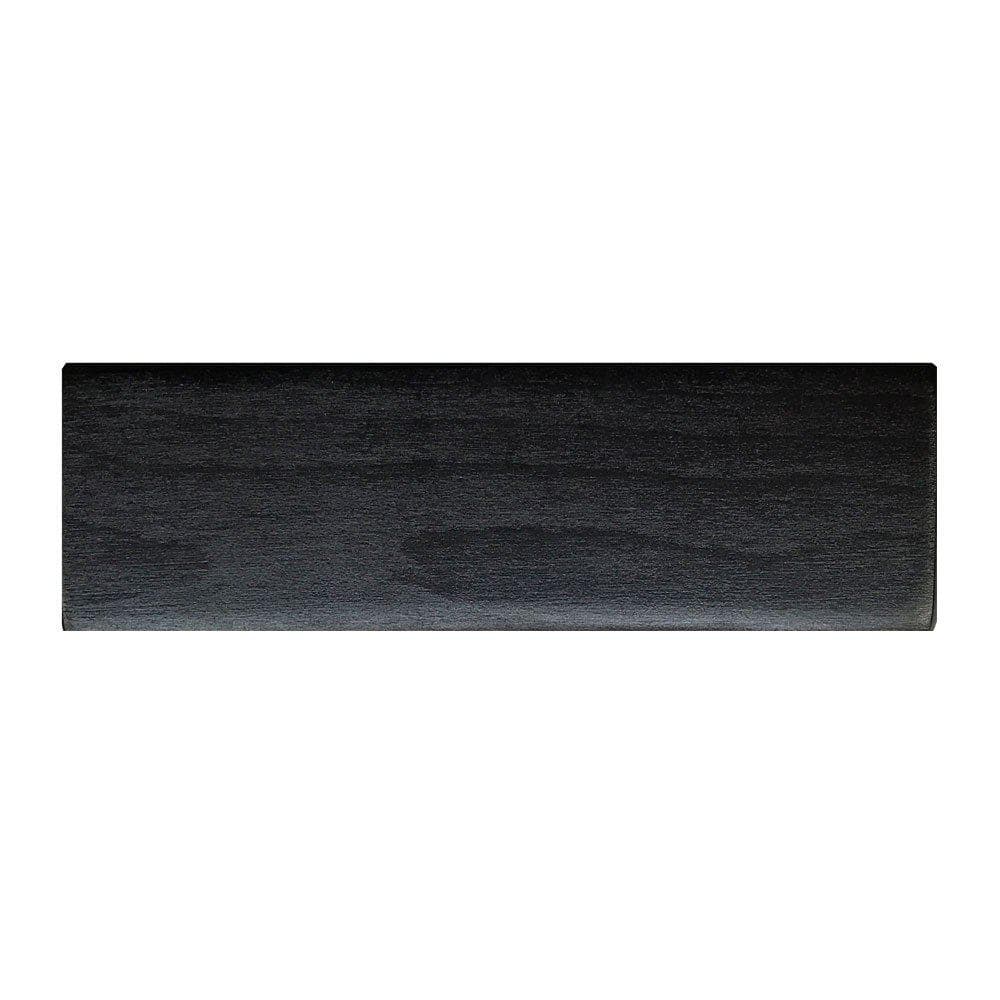Meubelpoot zwart rechthoek 15 bij 5 cm en hoogte 4,5 cm van massief hout Meubelpoot zwart rechthoek 15 bij 5 cm en hoogte 4,5 cm van massief hout
