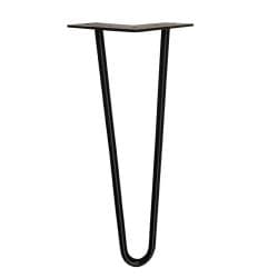 Stalen hairpin zwart hairpin ø 1,2 cm en hoogte 45 cm 