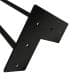 Stalen hairpin zwart hairpin ø 1,2 cm en hoogte 45 cm