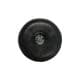 Meubelpoot zwart rond Ø 5 cm en hoogte 6 cm  van kunststof (M8)