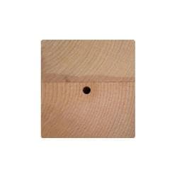 Meubelpoot  vierkant 8 bij 8 cm en hoogte 5 cm  van massief hout
