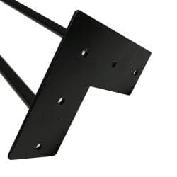 Stalen hairpin zwart hairpin ø 1,2 cm en hoogte 15 cm 