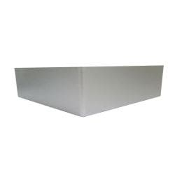 Meubelpoot grijs hoek 20 bij 20 cm en hoogte 6 cm  van kunststof