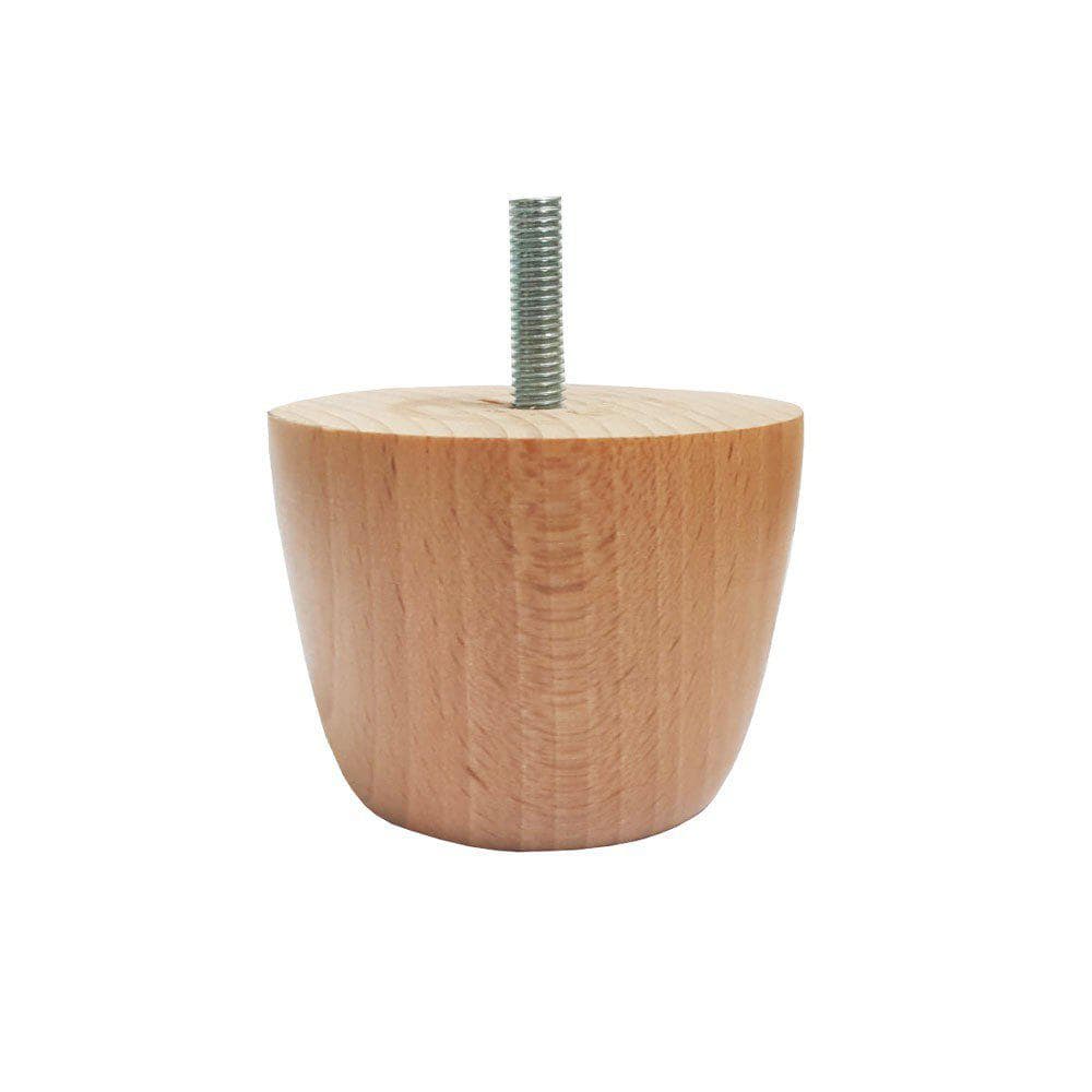 Ronde houten meubelpoot 5,5 cm (M8)