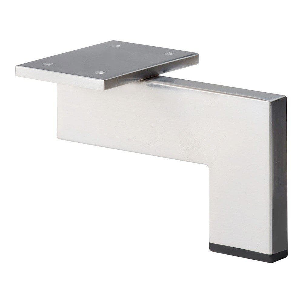 Image of Chromen design hoek meubelpoot 10 cm