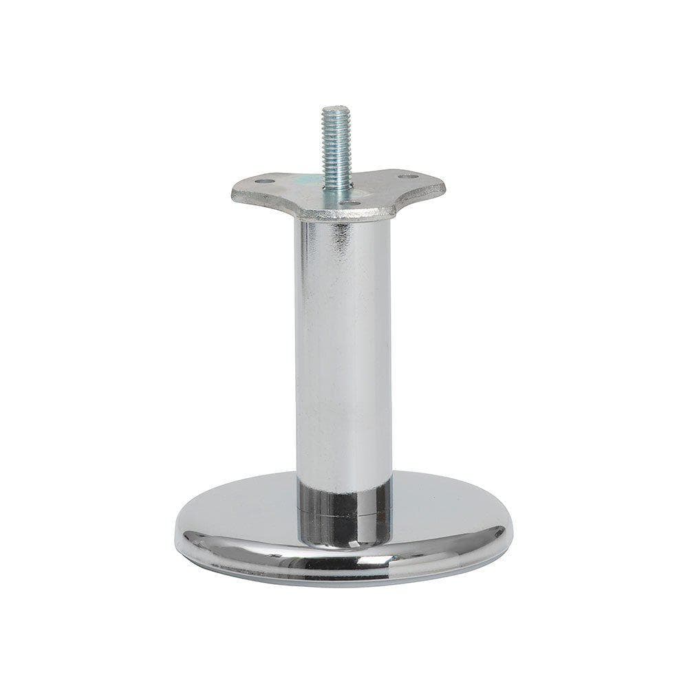 Stalen meubelpoot chroom rond ø 2,5 cm en hoogte 8,5 cm (M8) Stalen meubelpoot chroom rond ø 2,5 cm en hoogte 8,5 cm (M8)