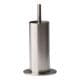 Stalen meubelpoot rvs look rond ø 4 cm en hoogte 14 cm  (M8)