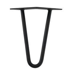 Stalen hairpin zwart hairpin ø 1,2 cm en hoogte 30 cm 