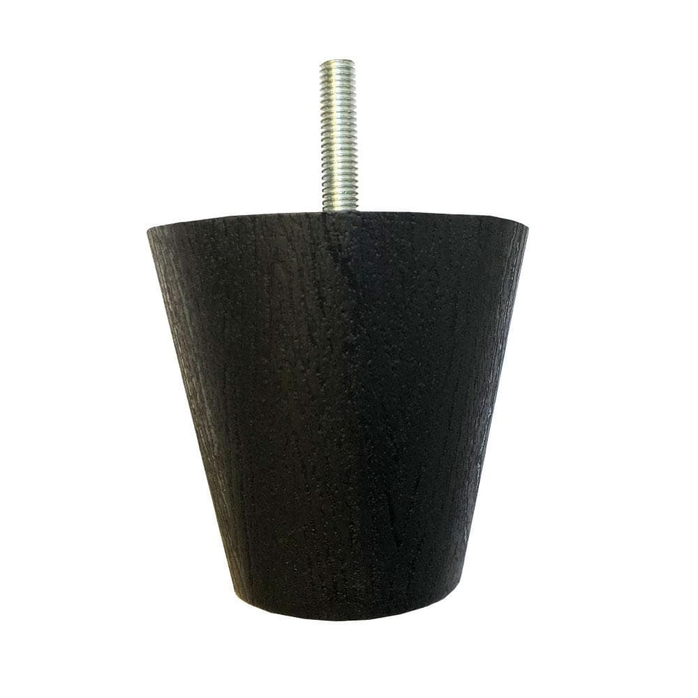 Meubelpoot zwart conisch 7,5 bij 7,5 cm en hoogte 7 cm van kunststof (M8) Meubelpoot zwart conisch 7,5 bij 7,5 cm en hoogte 7 cm van kunststof (M8)