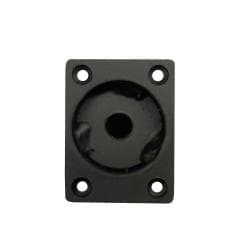 Stalen meubelpoot zwart rond ø 3 cm en hoogte 10 cm 