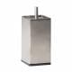 Stalen meubelpoot rvs look vierkant 5 bij 5 cm en hoogte 10 cm  (M8)  (5 x 5 cm)