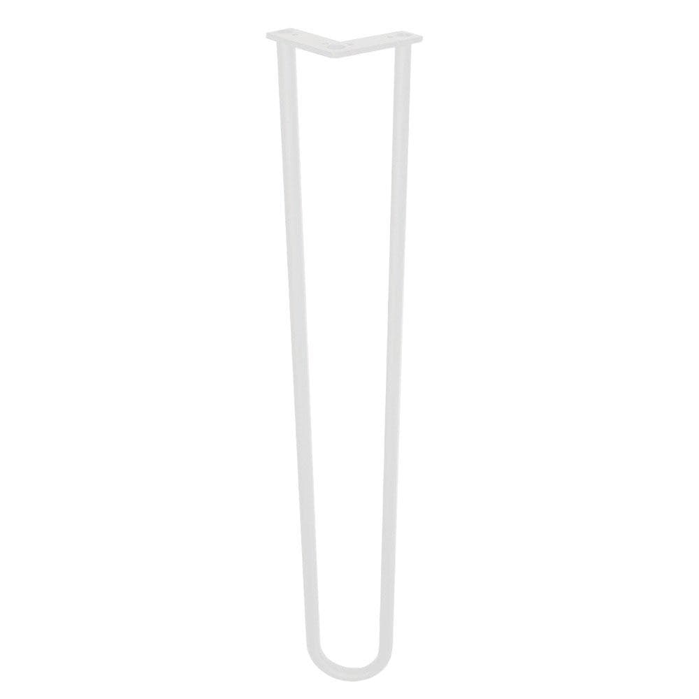 Image of Witte hairpin tafelpoot 71 cm