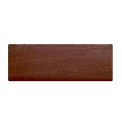 Rechthoekige kersen houten meubelpoot 6 cm