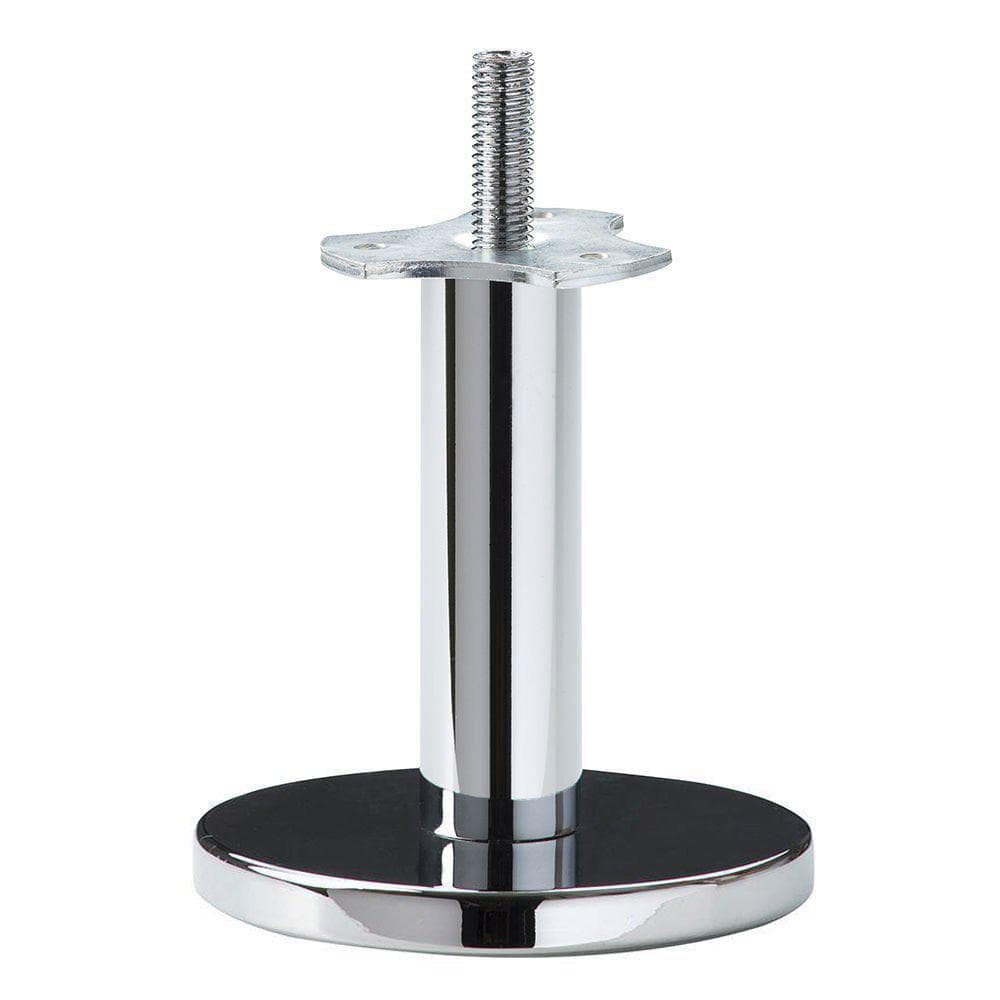 Dagaanbieding - Chromen ronde meubelpoot 10 cm (M10) dagelijkse koopjes