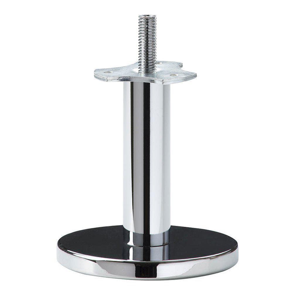 Image of Chromen ronde meubelpoot 10 cm (M10)