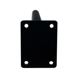 Stalen meubelpoot zwart conisch ø 3,5 cm / 2,5 cm en hoogte 16 cm 