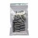 Rampamoer messing rond Ø 1 cm en hoogte 2,5 cm  van massief messing (M6)  - 20 stuks