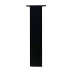 Set stalen rechte tafelpoten zwart vierkant 8 bij 8 cm en hoogte 40 cm  (8 x 8 cm) - 4 stuks