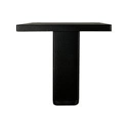Stalen meubelpoot zwart rechthoek 2 bij 5 cm en hoogte 6 cm  (2 x 5 cm)