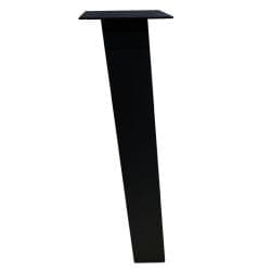 Set stalen schuine tafelpoten zwart vierkant 10 bij 10 cm en hoogte 72 cm  (10 x 10 cm) - 4 stuks