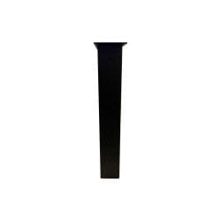Stalen U tafelpoot zwart 55 bij 8 cm en hoogte 40 cm  (8 x 8 cm) - 2 stuks