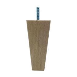 Houten trapezium meubelpoot 13 cm (M8)