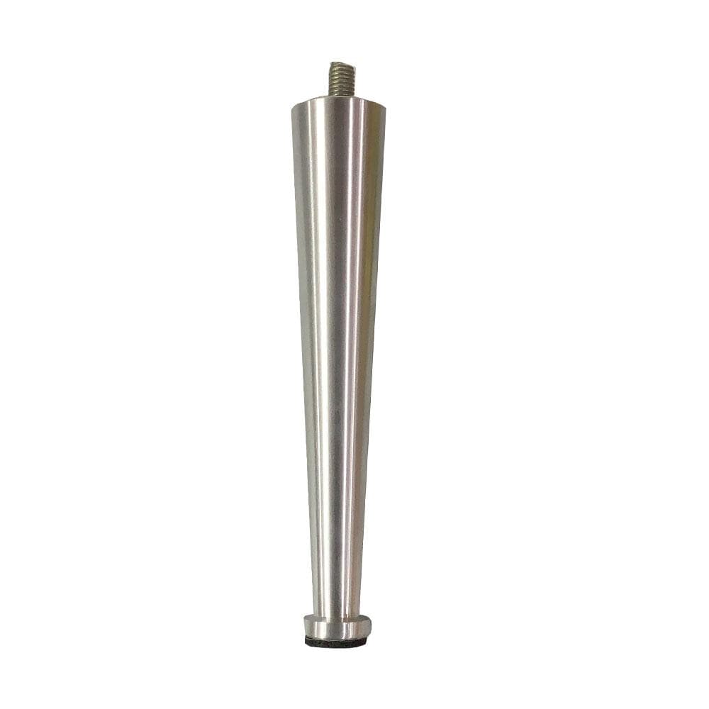 Ronde kegelvormige RVS meubelpoot 15,5 cm