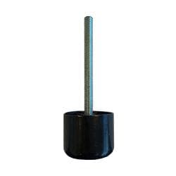 Plastic ronde meubelpoot 4,5 cm (M10)