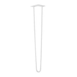 Massief witte hairpin tafelpoot 71 cm