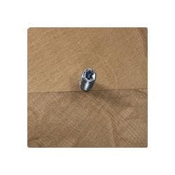 Zwarte vierkanten houten meubelpoot 25 cm (M8)