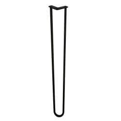 Zwarte hairpin tafelpoot 105 cm