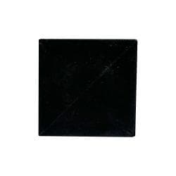 Stalen meubelpoot zwart vierkant 4 bij 4 cm en hoogte 10 cm  (M8) 