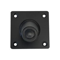 Stalen meubelpoot zwart conisch ø 5 cm / 2,5 cm en hoogte 10 cm 