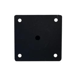 Stalen meubelpoot zwart conisch ø 5 cm / 2,5 cm en hoogte 10 cm 
