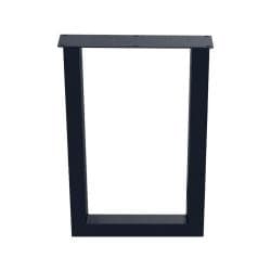 Zwarte U barpoot hoogte 85 cm en breedte 70 cm (koker 8 x 8)